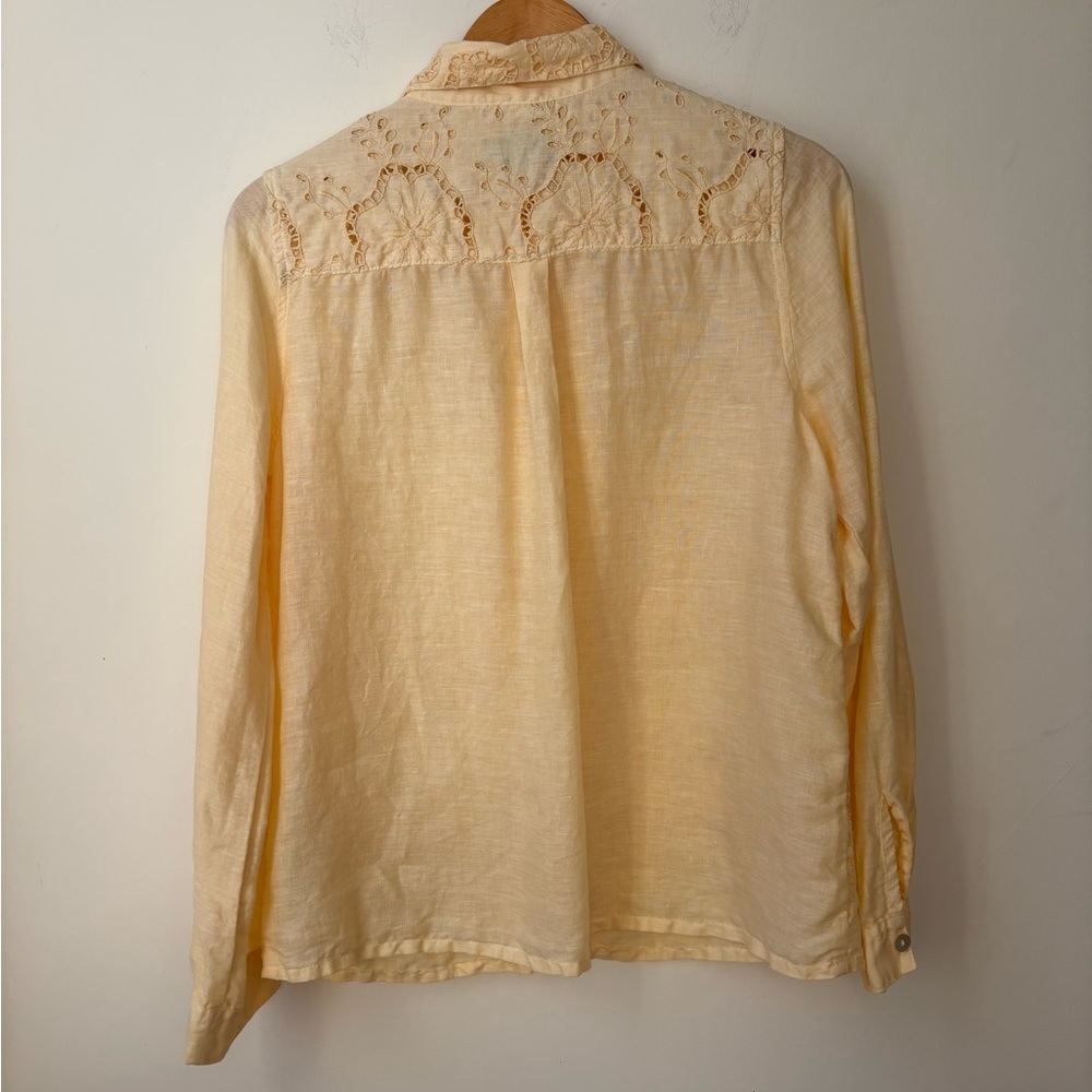 Haris Cotton Linen Button Down​ - Picture 13 of 14